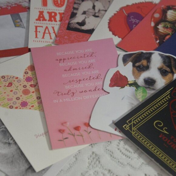 Valentines Day Cards 15 Various Brand New with Envelopes - Picture 6 of 12